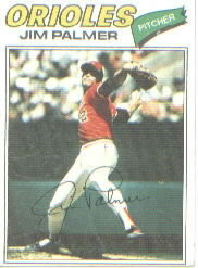 1977 Topps Baseball Cards      600     Jim Palmer